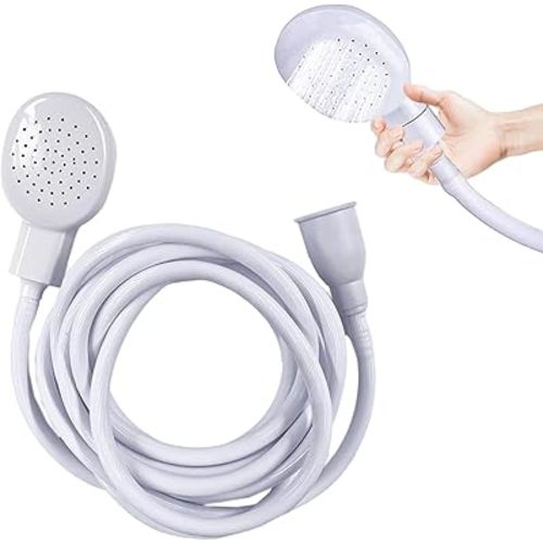 13.12ft/4m Sink Spray Hose, Portable Shampoo Sprayer, Handheld Faucet Shower Head Spray Hose for Bathing Baby, Pets, Washing Hair, Rinsing Vegetables, Utility Sink