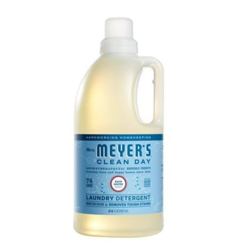 Mrs. Meyer's Clean Day Liquid Laundry Detergent 74 Loads - Rain Water - 64 fl oz: 64 Uses, Dye-Free, Paraben-Free