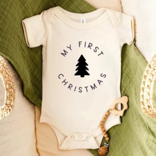My First Christmas - baby bodysuit – Hello Gracie Lou