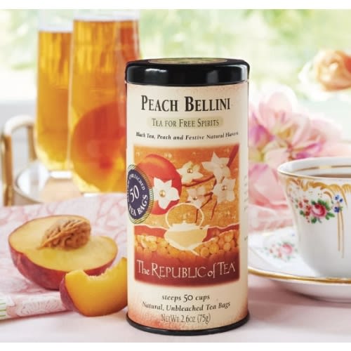 Peach Bellini Black Tea Bags