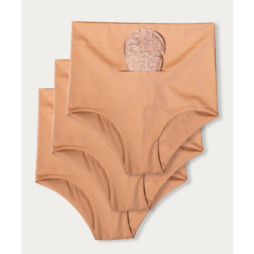 Mocha Mousse FourthWear Postpartum Underwear (3 pack) + Ice/Heat Pack