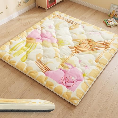 1.6" Thick Baby Play Mat, 50x50 Removable & Machine Washable Cover