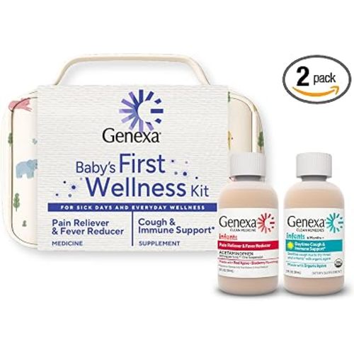 Genexa Baby's First Wellness Kit, Made Clean, Gift Set for Infant & Toddler