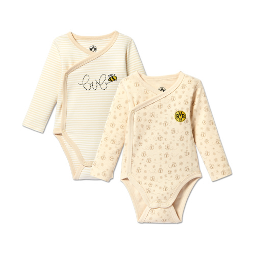 Set of two BVB baby bodysuits