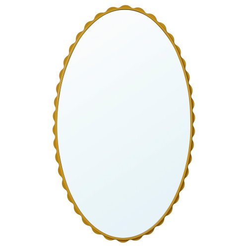 DAGGKAPRIFOL Mirror - dark yellow 23 5/8x39 3/8 "