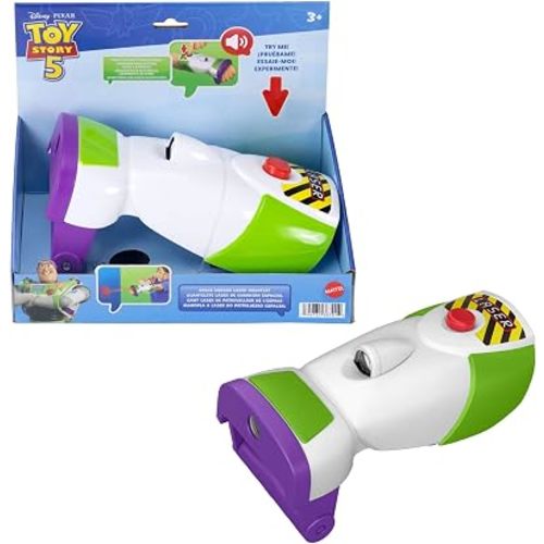 Mattel Disney and Pixar Toy Story 5 Space Ranger Laser Gauntlet Buzz Lightyear Roleplay Item with Lights, Vibrations, 35+ Sounds and Phrases