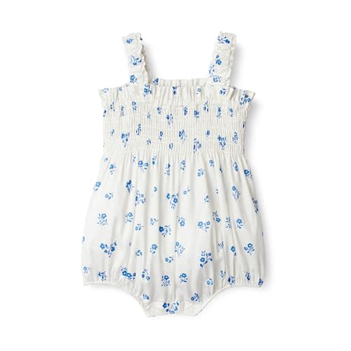 Amazon Essentials x Sofia Grainge Baby Girls' Woven Sleeveless Ruffle Romper