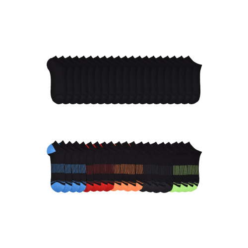 Wonder Nation Boys 20-Pack Socks - Sizes S (4-6), M (6-8), L (9-11) Cushioned Comfort Reinforced Heels and Toes