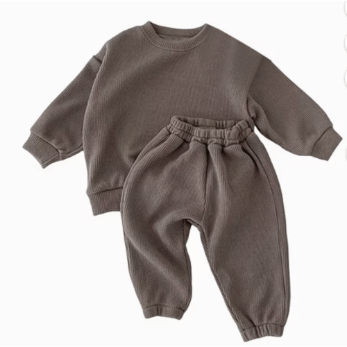 HCNTES Baby Boy Winter Clothes Toddler Baby Boy Clothes Fall Winter Outfits Long Sleeve Sweatshirt and Pants Set Zip Shirt Pants Sets 2pcs Casual Clothing