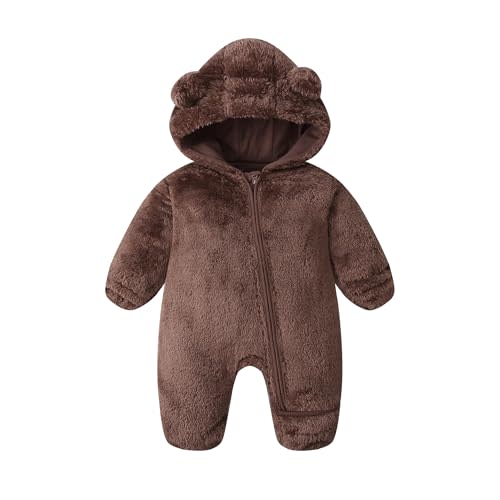 Newborn Baby Boy Snowsuit Toddler Girl Infant Fleece Winter Coat | LECHARMEBB