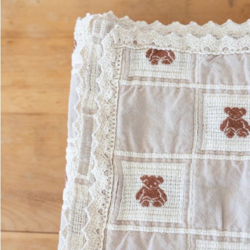 Patchwork Teddy Blanket - New Grain
