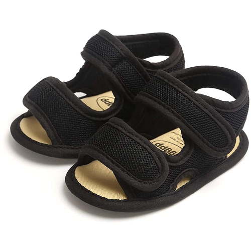 Isbasic Infant Baby Boys Girls Summer Beach Sandals Breathable Athletic Anti-slip Soft Sole Newborn First Walker Crib Shoes