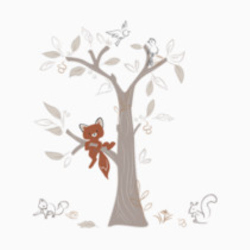 Lambs & Ivy Wall Decals - Treetop Fox