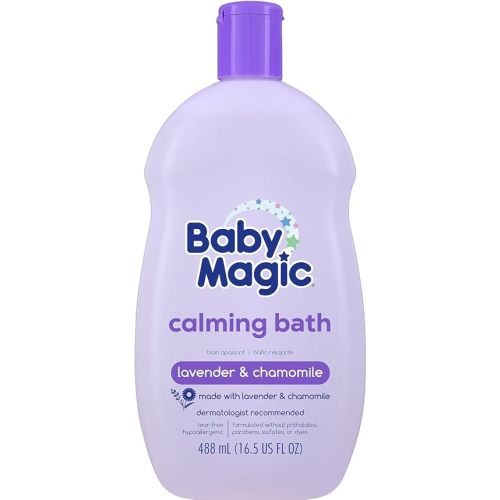 Baby Magic Calming Baby Bath, Lavender & Chamomile Scent, 16.5 Fl Oz