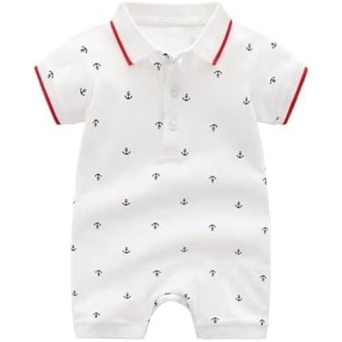 Polo Romper Short Sleeve