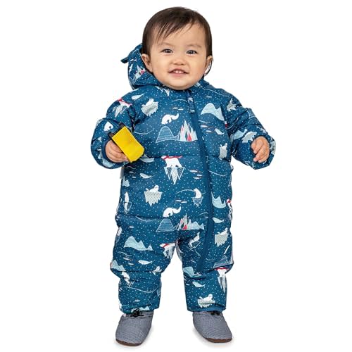 JAN & JUL Water-resistant Toasty-Dry Puffy Suit for Babies and Toddlers