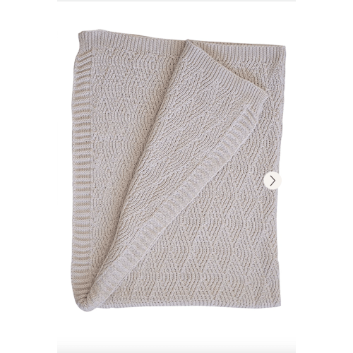 Shop organic Shell Stitch Blanket online for your baby at Bundl Australia – Bundl Australia
