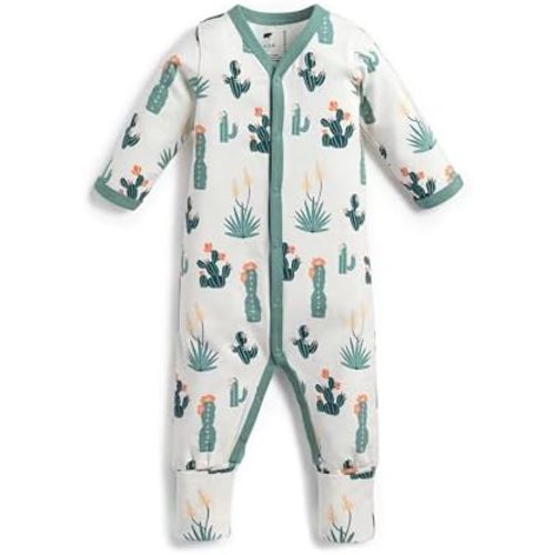 monica + andy On the Go Baby One Piece, 100% Organic Baby Clothes for Girls & Boys, Sizes For Preemie, Newborn, & Infant