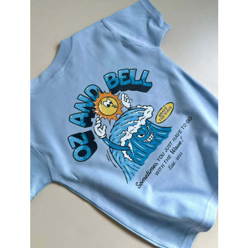 Brave The Wave Short Sleeve Cotton T-shirt – OZ & BELL