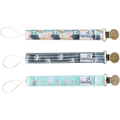 Binky Clip 3 Pack Set "Nightmare Before Christmas" by Copper Pearl