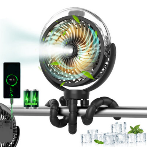 AKASUKI Portable Baby Stroller Fan With Mister | Wayfair