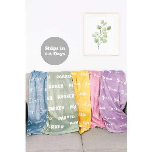 Personalized Name Blanket, Baby Blanket, Custom Gift, Name Blanket, Girl Blanket Gift, Baby Girl Blanket, Kids Blanket, Personalized Gift
