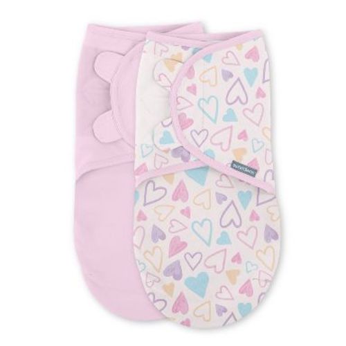 SwaddleMe by Ingenuity Original Swaddle - I Heart You - 0-3 Months - 2pk