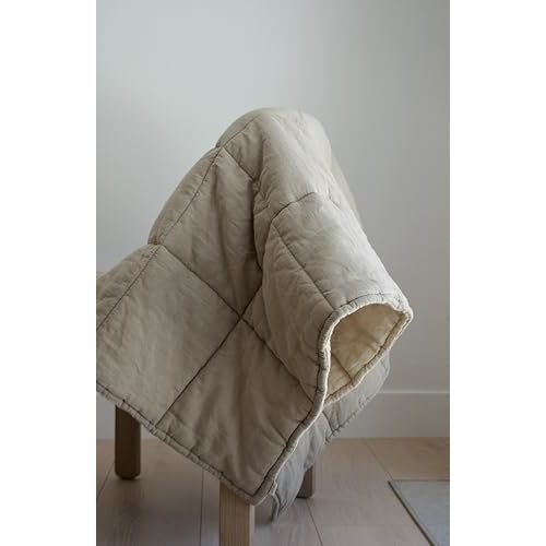 Staya Linen Baby Blanket – Soft Breathable Crib Quilt, Lightweight Newborn Baby Blanket for Nursery & Toddler Bed