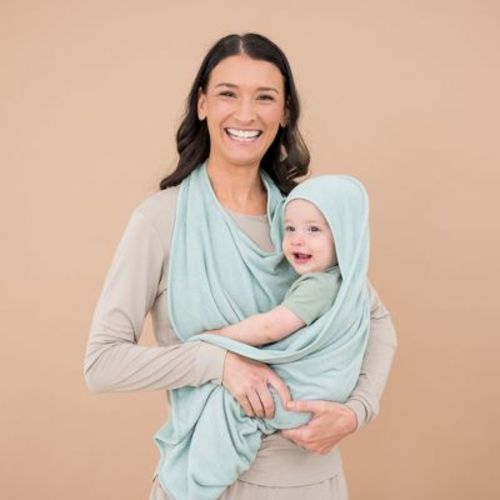 Kyte Baby Terry Apron Towel in Sage Sage