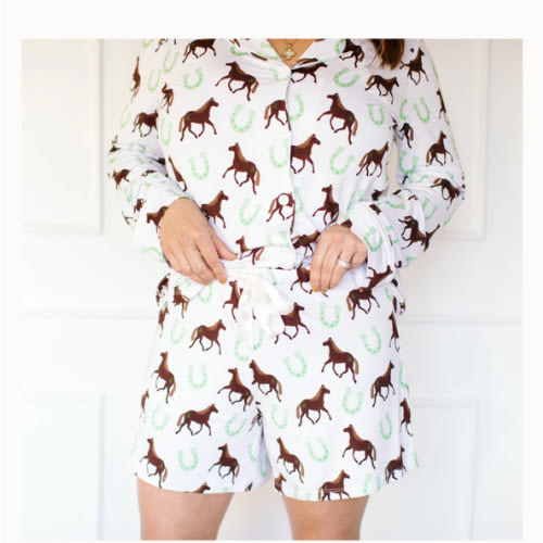 Horse Women's Pajama Set | Shorts - milk & baby – Milk & Baby