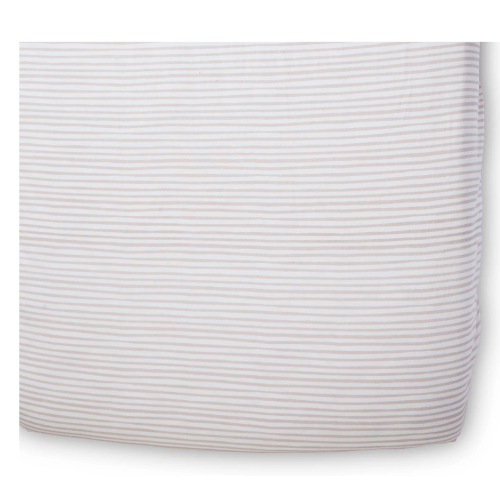 Striped Crib Sheet - Striped Away Petal