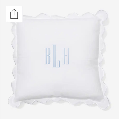 Monogrammed Pillow Sham