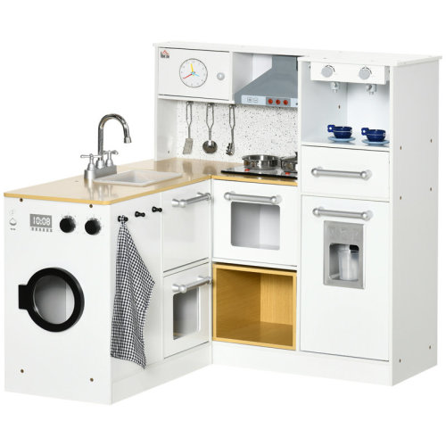 Qaba Kids Wooden Kitchen Set | Wayfair