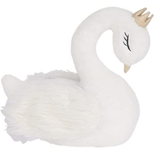 Lambs & Ivy Signature Swan Princess Plush White Stuffed Animal Toy - Princess
