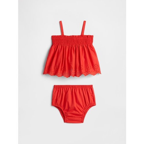 Baby Smocked Two-Piece Outfit Set