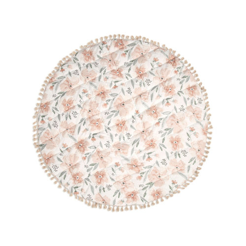 Crane Baby Floral Pattern 40"x40" 100% Cotton Baby Playmat by Crane Baby & Reviews | Perigold