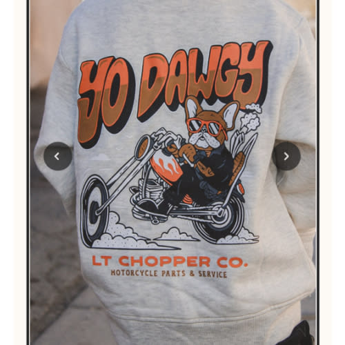 Yo Dawgy Crewneck Heather