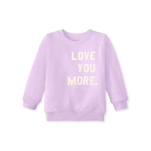 Garanimals Baby & Toddler Girl Fleece Crewneck Sweatshirt, Sizes 0-6T