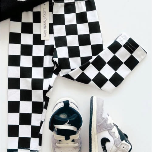 Checkered Leggings | Black – miller + jett