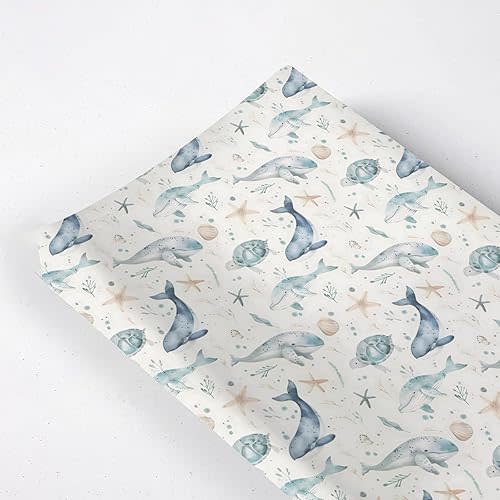 Ocean Animals Baby Changing Pad Cover