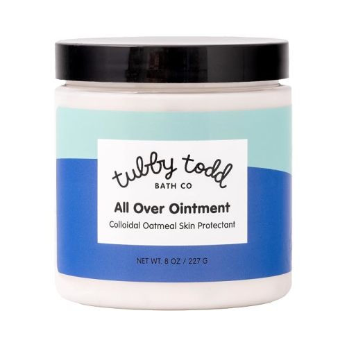 TUBBY TODD All Over Ointment - Baby Eczema Cream, Everyday Multi-Purpose Sensitive, Dry, Irritation Baby Skin Relief Cream, Steroid & Gluten Free, Lavender Rosemary - 1 Pack, 8 Oz
