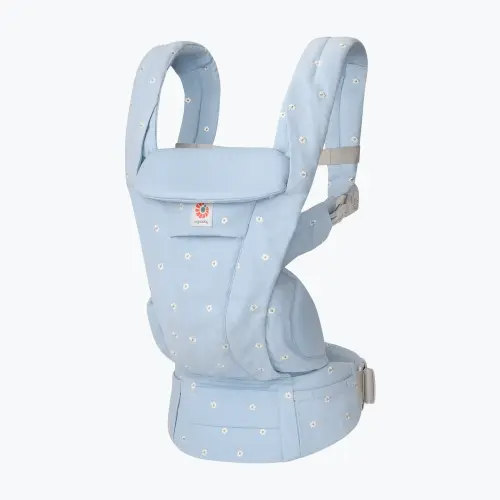 Omni Deluxe Baby Carrier - Cotton Serene Blue | Ergobaby US