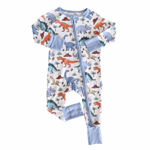 Dino Dude Convertible Zip Romper