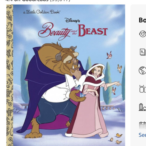 Beauty and the Beast (Disney Beauty and the Beast) (Little Golden Book)