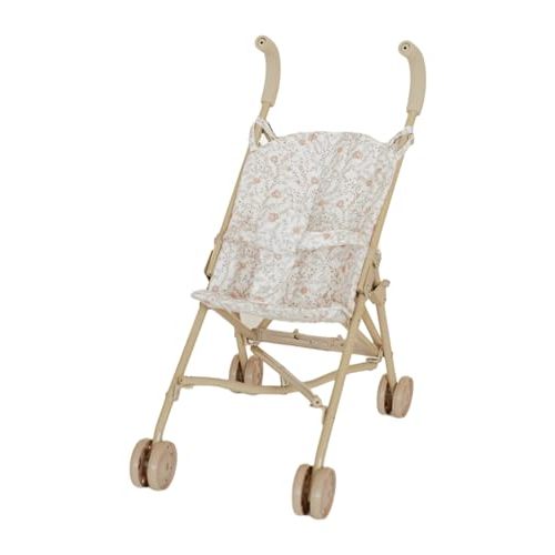 Doll Stroller  Neutral Color Lightweight & Flexible Stroller - Baby Doll Stroller for Kids 3+ - Chic Floral Print - 22"