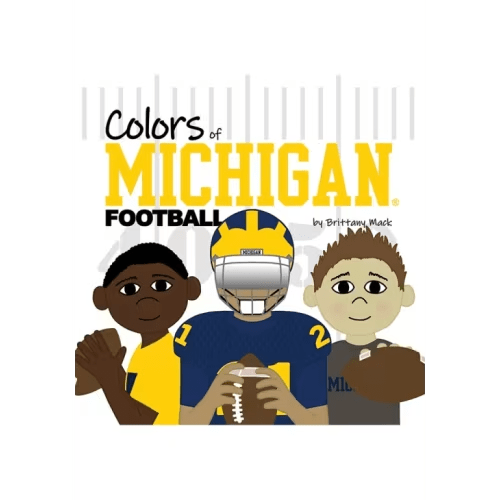 Michigan Wolverines MAIZE Colors of Michigan Football Children's Book - 912433650