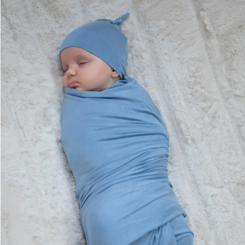 Baby Swaddle Set: Periwinkle – Lila