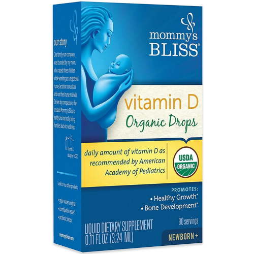 Mommy's Bliss Vitamin D Organic Drops 0.11 oz - (Pack of 2)