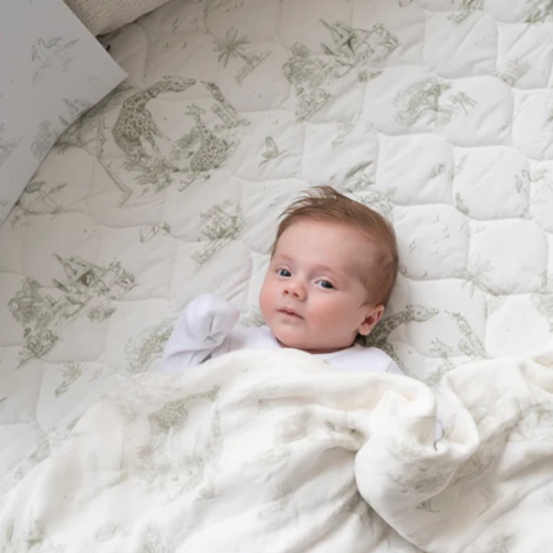 Safari Toile Quilted Playmat