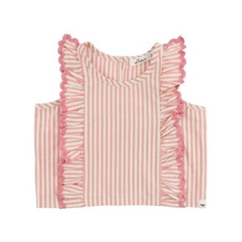 Girls' Cabana with Millie Ruffle Lola Blouse - pink, 6-12m